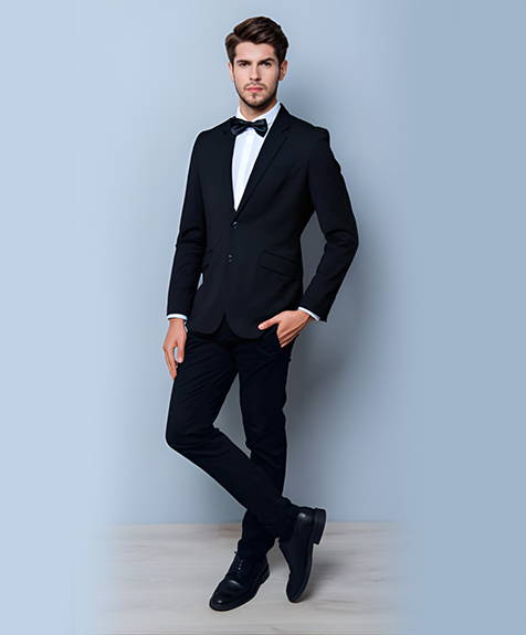Classic Black Formal Tuxedo Image